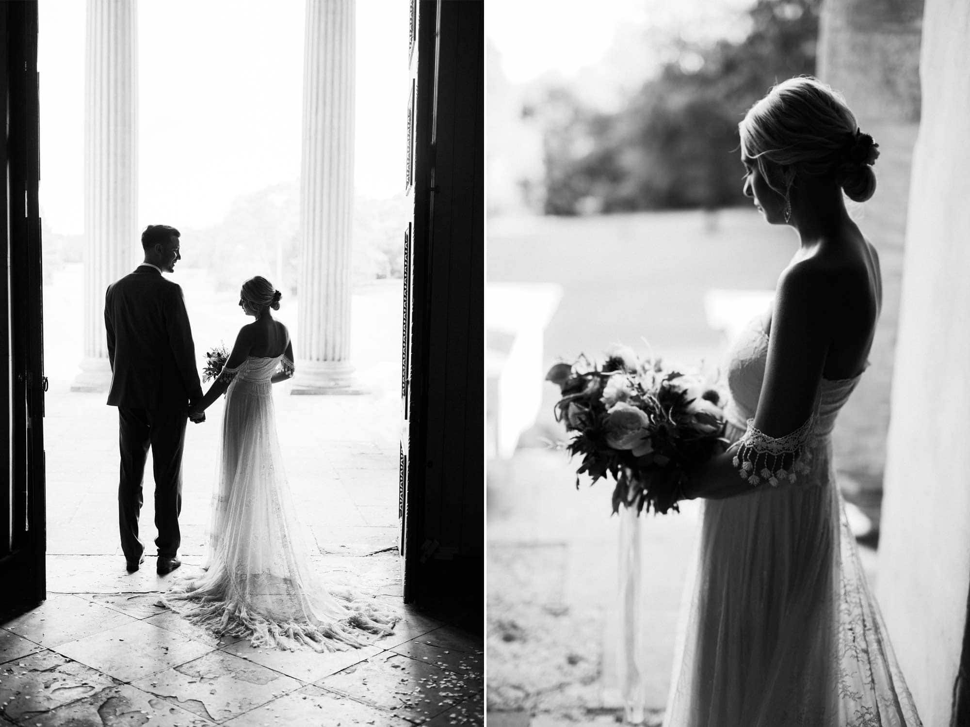 backlighting wedding photography