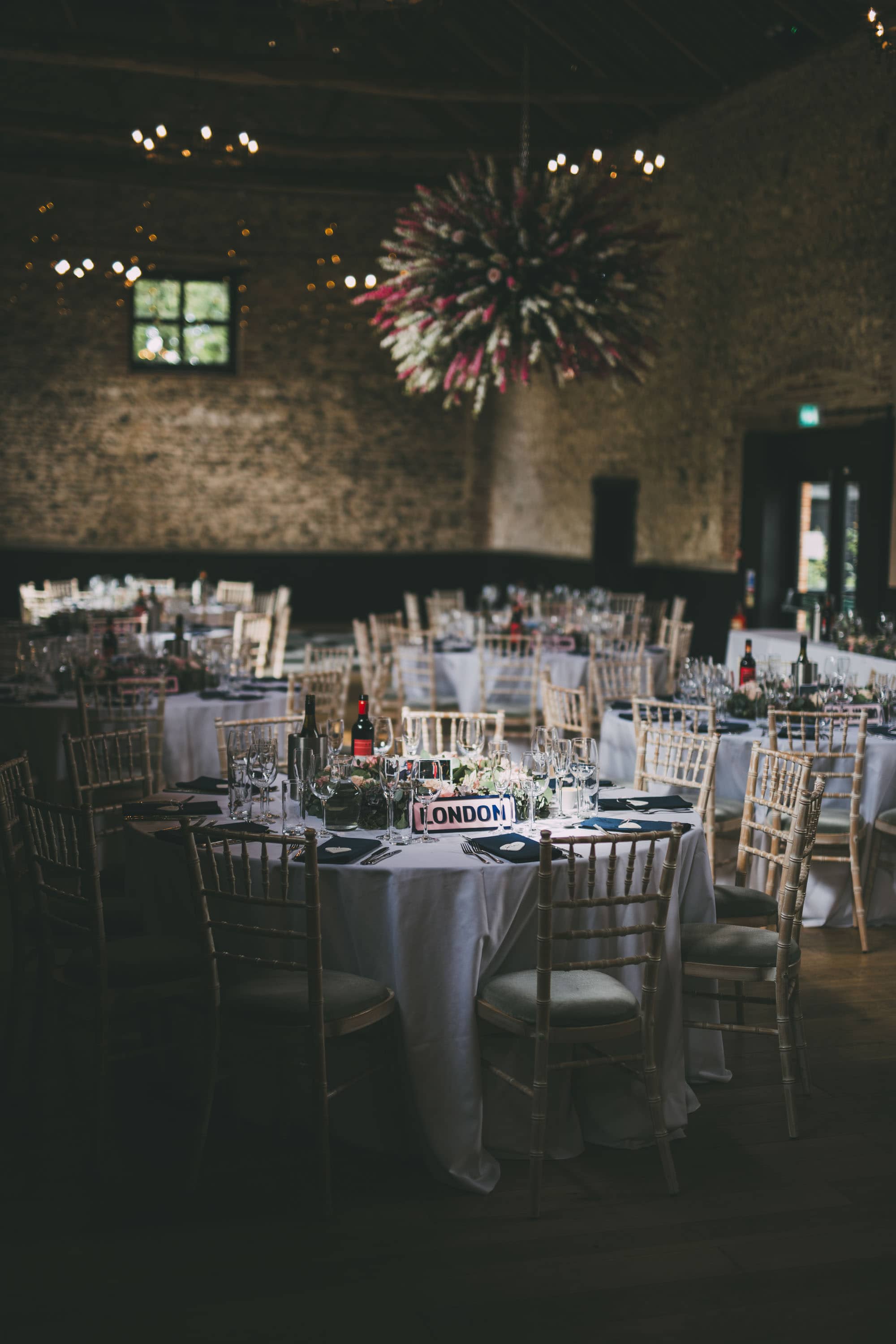 the granary estates wedding breakfast tables