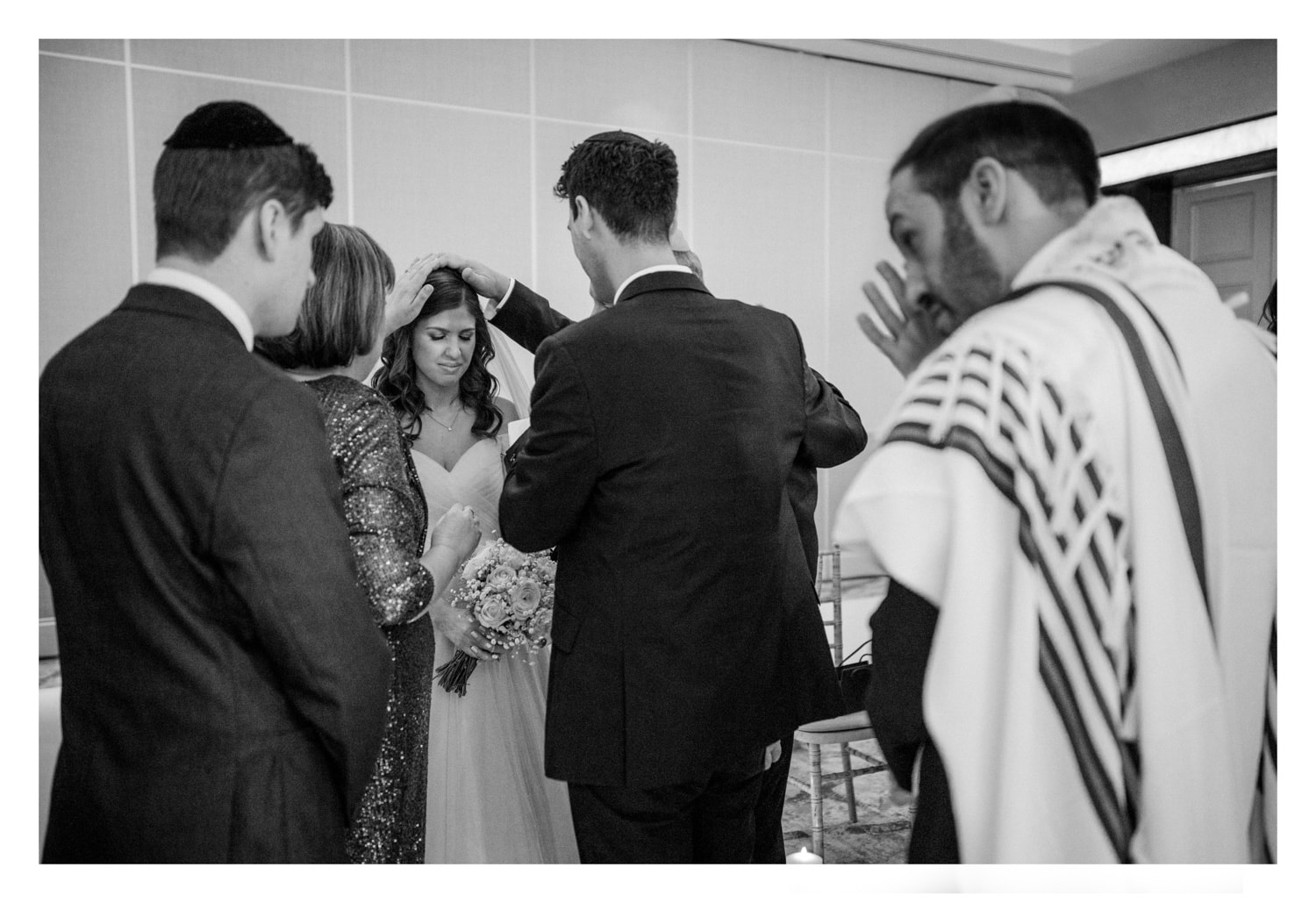 the badeken at a jewish wedding